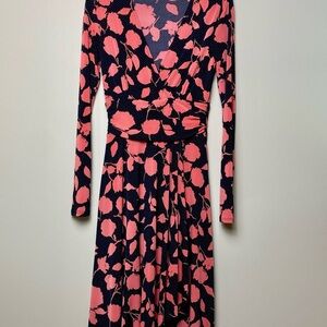 Max and Cleo Long Sleeve Wrap Panel
Draped Black Midi Dress Sz XS